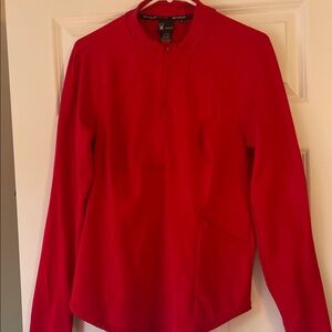 Spyder Women's Red Half-Zip Pullover Performance Top
